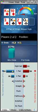 Poker Calculator Vertical View
