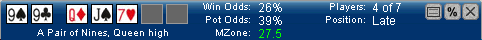 Poker Calculator Mini Window
